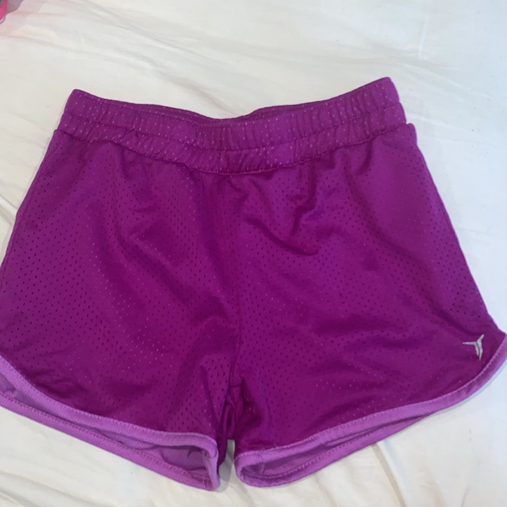 Purple shorts